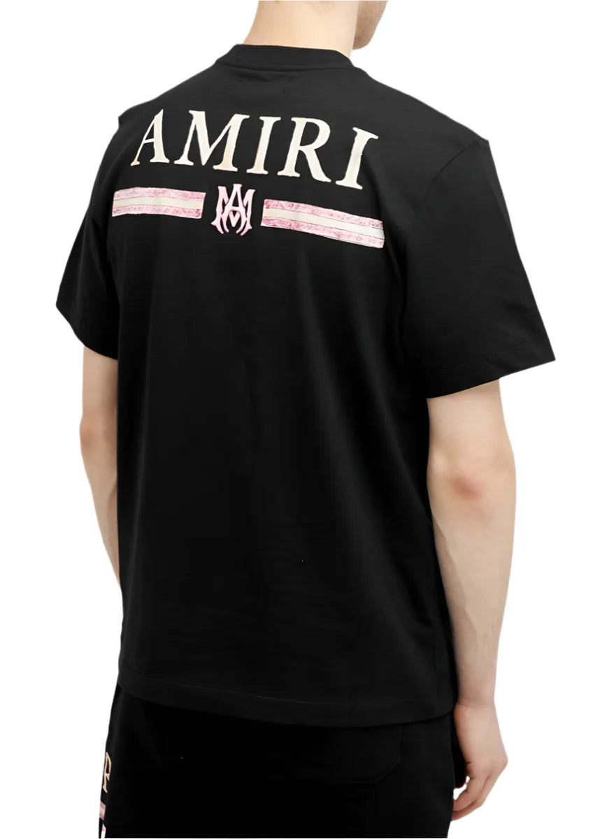 AMIRI Watercolour Bar T-Shirt "Black" Designer Graphic Tee UAE