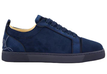 Christian Louboutin Fun Louis Junior Suede "Navy Blue" Luxury Sneakers UAE