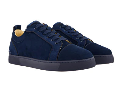 Christian Louboutin Fun Louis Junior Suede "Navy Blue" Luxury Sneakers UAE