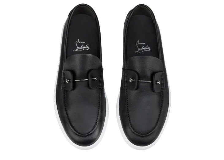 Christian Louboutin Chambeliboat Leather Loafers "Black" Formal Luxury Loafers UAE