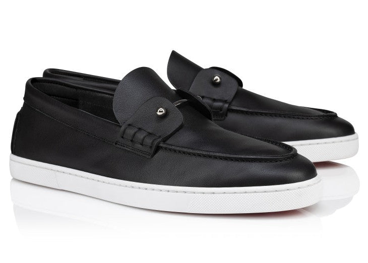 Christian Louboutin Chambeliboat Leather Loafers "Black" Formal Luxury Loafers UAE