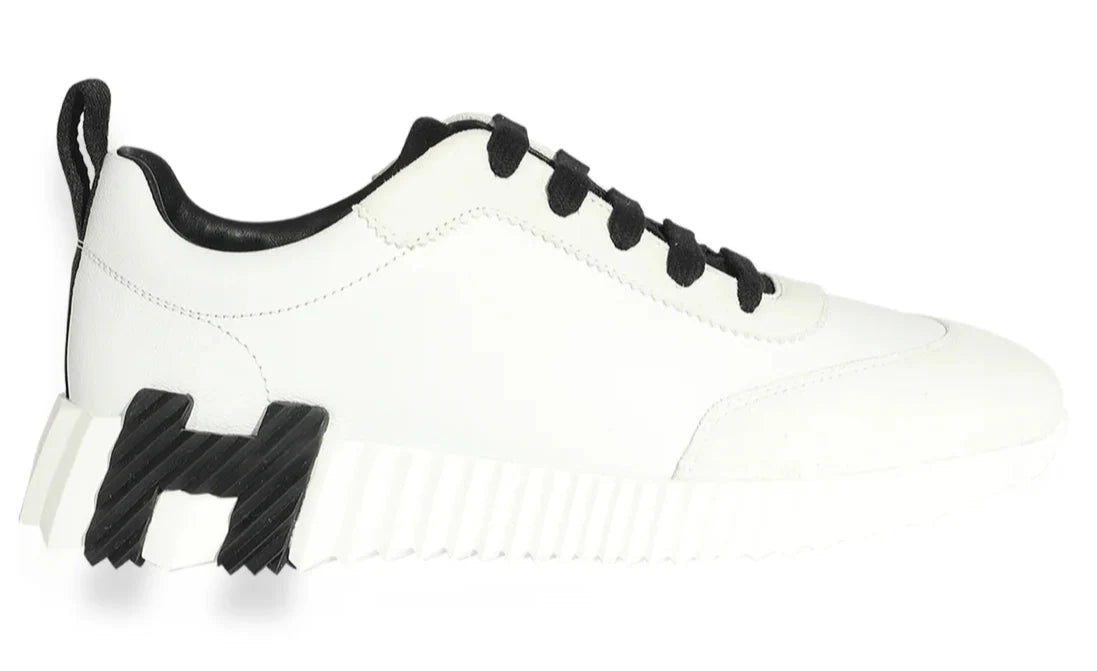 Hermes Bouncing "White" Clean White Sneakers UAE