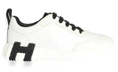Hermes Bouncing "White" Clean White Sneakers UAE
