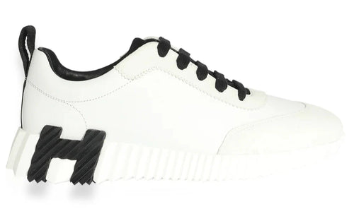 Hermes Bouncing "White" Clean White Sneakers UAE