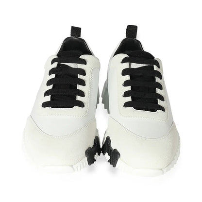 Hermes Bouncing "White" Clean White Sneakers UAE