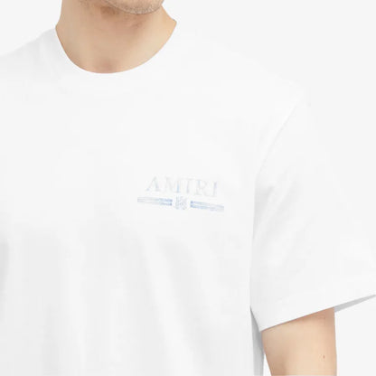 AMIRI Watercolour Bar T-Shirt "White" Artistic Tee UAE