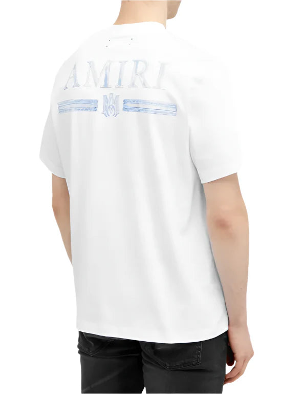 AMIRI Watercolour Bar T-Shirt "White" Artistic Tee UAE