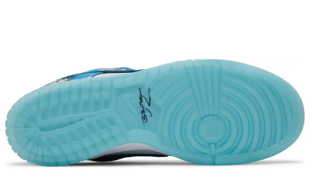 Nike SB Dunk Low Futura Laboratories "Bleached Aqua" Skate Sneakers UAE