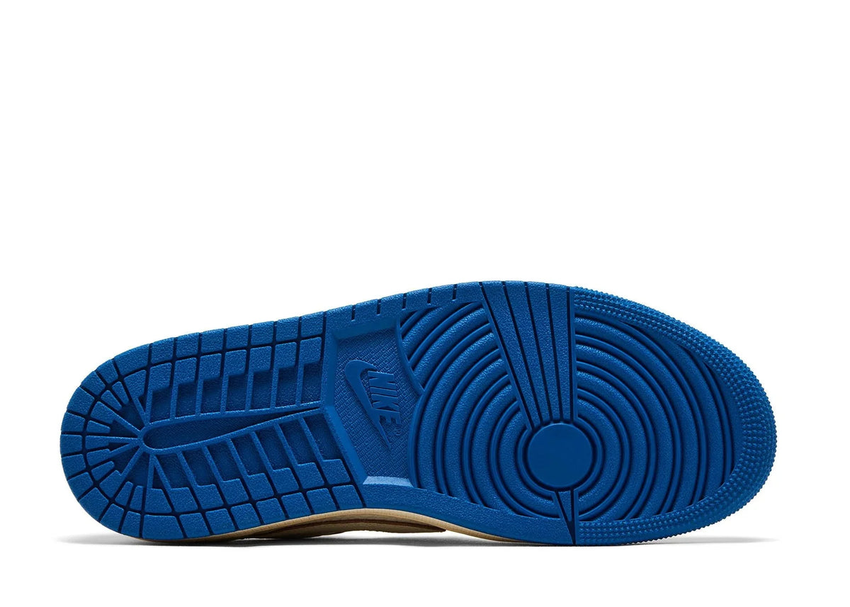 Fragment Design x Travis Scott x Air Jordan 1 Retro Low OG SP 'Sail Military Blue'