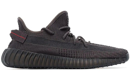 Adidas Yeezy Boost 350 V2 "Black Static" Reflective Knit Sneakers UAE