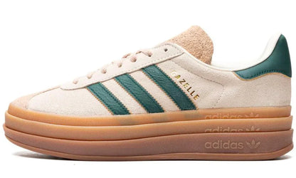 Adidas Gazelle Bold "Cream Collegiate Green" Sneakers UAE