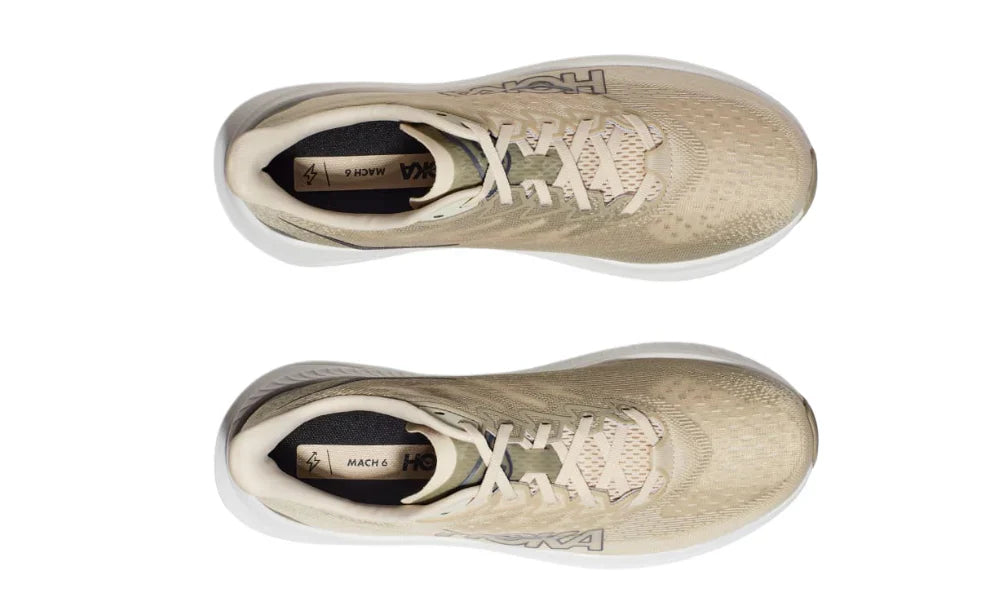 Hoka Mach 6 "Oat Milk Barley" Lightweight Running Shoes UAE