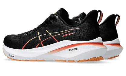Asics GT-2000 13 Wide "Black Faded Orange" Wide Fit Running Shoes UAE
