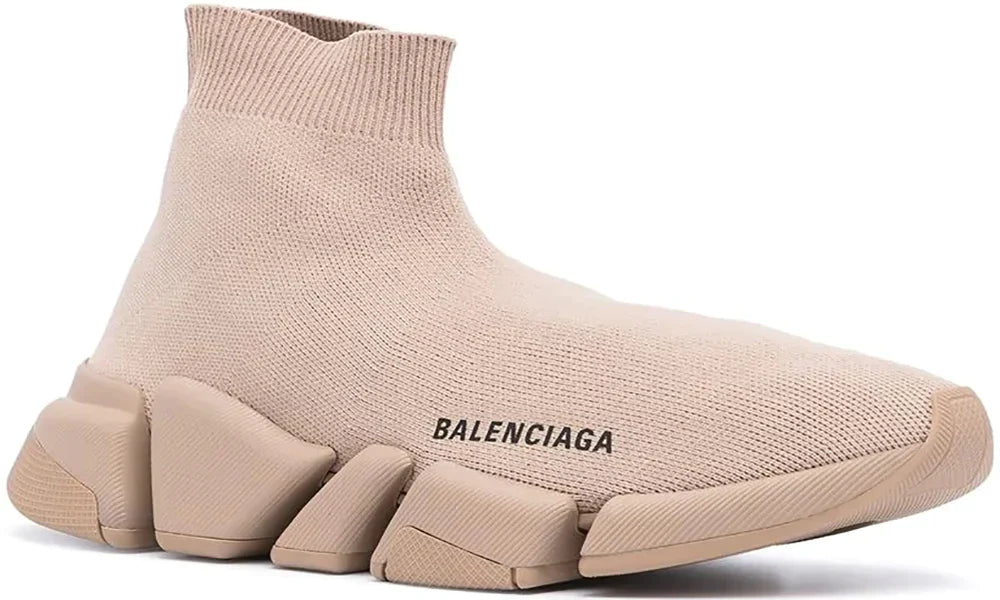 Balenciaga Speed Logo-Print Sneakers Knit Sneakers UAE