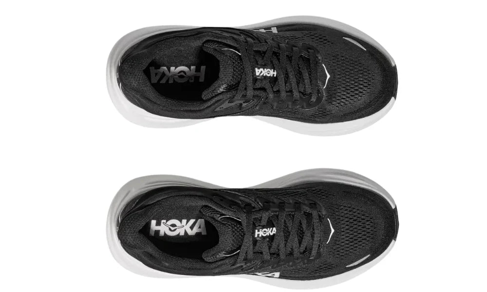 Hoka Bondi 9 "Black White" Max Cushion Running Shoes UAE