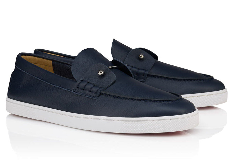 Christian Louboutin Chambeliboat Loafers "Marine" Luxury Boat Shoes UAE