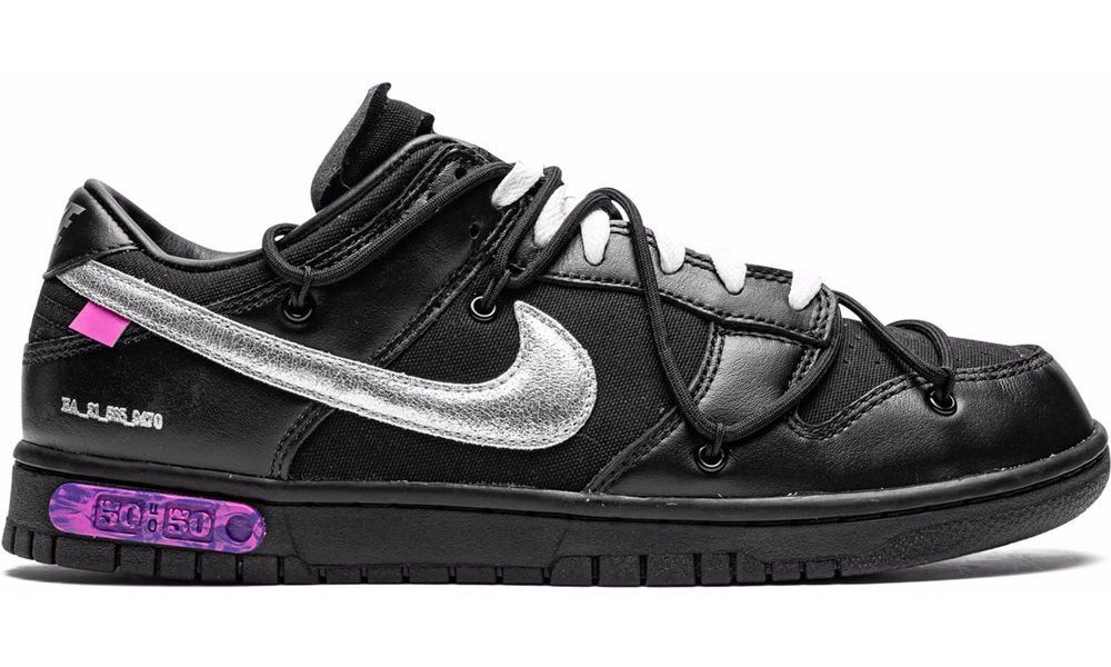 Nike x Off-White Dunk Low "Black" Premium Sneakers UAE