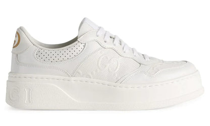 Gucci Leather Monogram Sneakers Signature Luxury Sneakers UAE