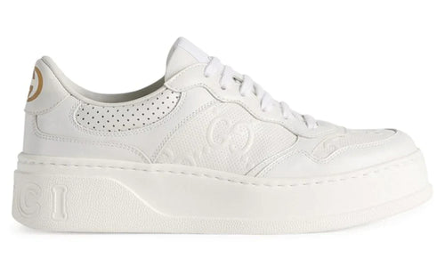 Gucci Leather Monogram Sneakers Signature Luxury Sneakers UAE