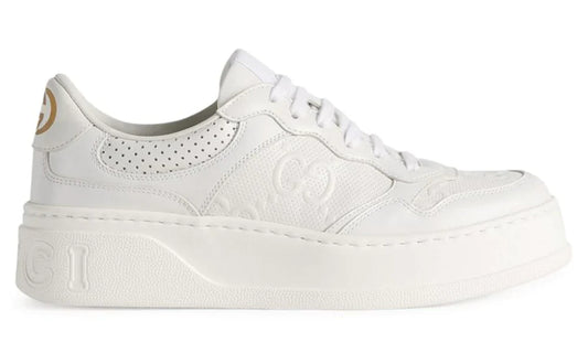 Gucci Leather Monogram Sneakers Signature Luxury Sneakers UAE