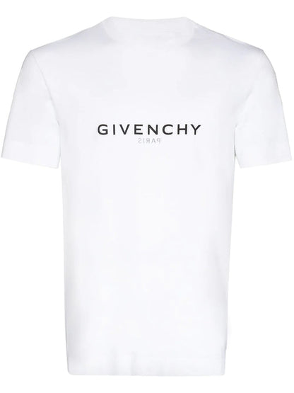 Givenchy Reverse Paris Logo Oversized T-Shirt "White" Clean Oversized Tee UAE