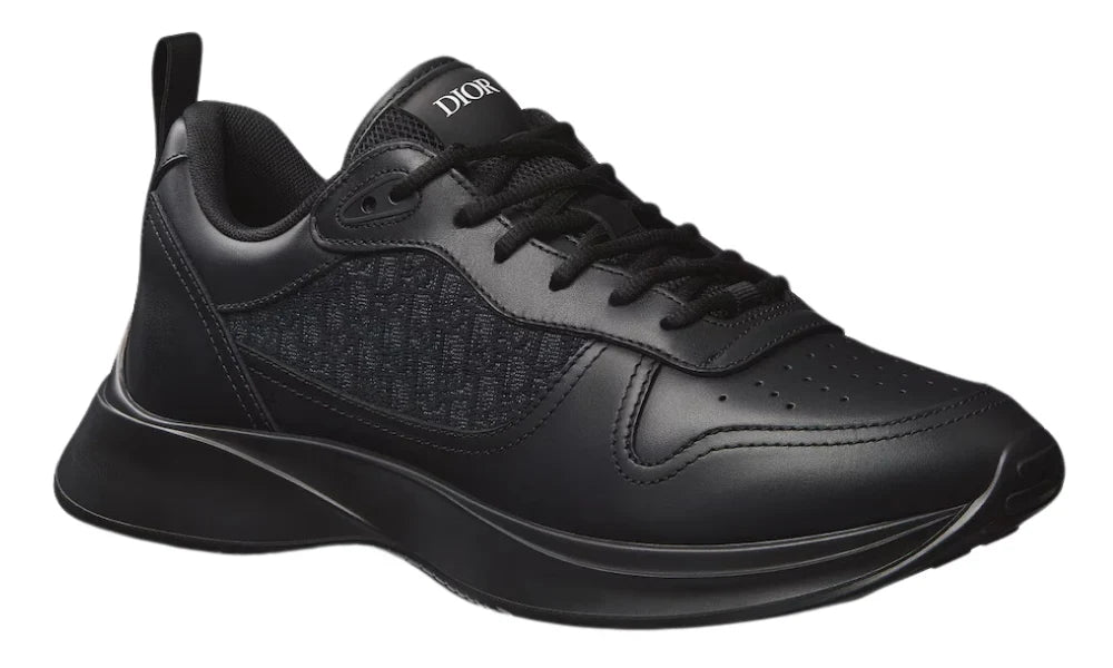 Dior B25 Runner "Dior Oblique Black" Luxury Running Sneakers UAE
