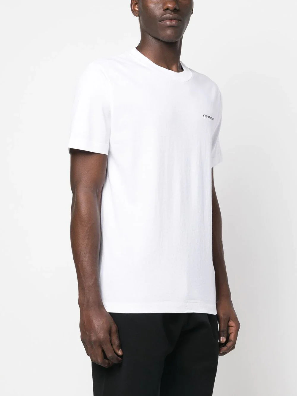Off-White Wave Outline Diag Print T-Shirt Streetwear Graphic Tee UAE