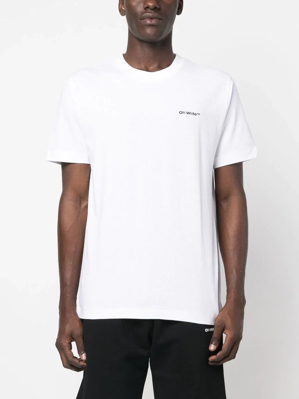 Off-White Wave Outline Diag Print T-Shirt Streetwear Graphic Tee UAE