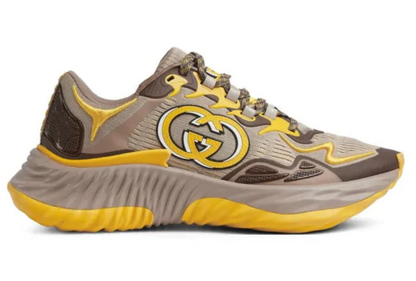 Gucci Ripple Low Top Casual Shoes "Beige Yellow" Casual Fashion Sneakers UAE