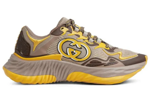 Gucci Ripple Low Top Casual Shoes "Beige Yellow" Casual Fashion Sneakers UAE