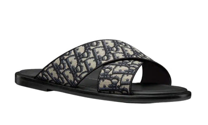 Dior Alias Sandal "Dior Oblique Beige Black" Designer Sandals UAE