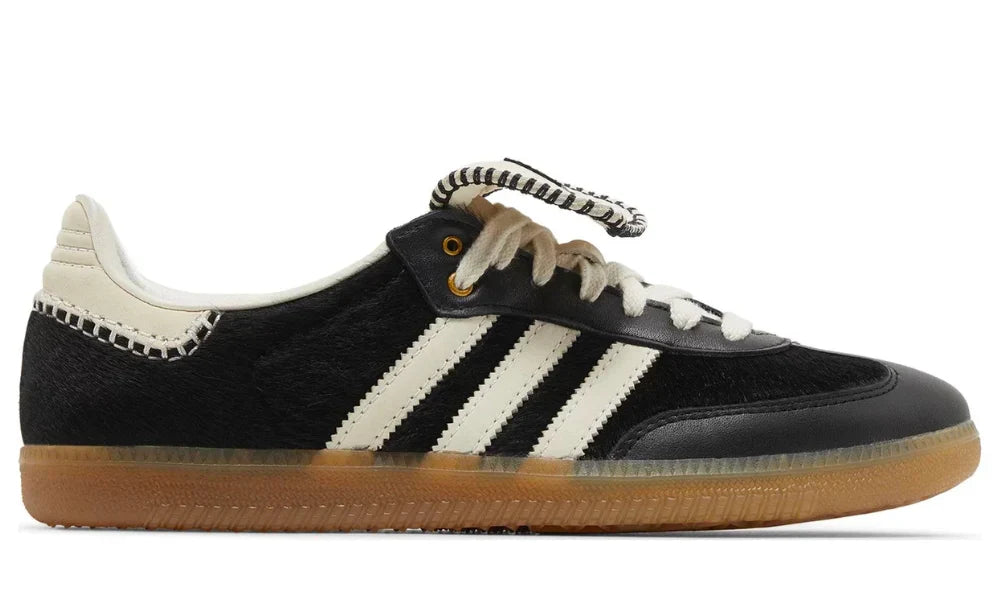 Adidas Samba Pony Tonal Low x Wales Bonner "Core Black" Premium Sneakers UAE