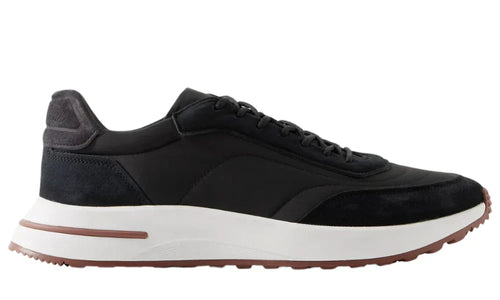 Loro Piana Week End Walk "Black" Comfortable Walking Sneakers UAE