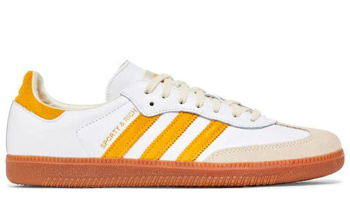 Sporty & Rich x Adidas Samba OG "White Bold Gold" Premium Sneakers UAE