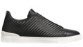 Zegna Pelletessuta Leather Triple Stitch Sneakers Woven Leather Sneakers UAE