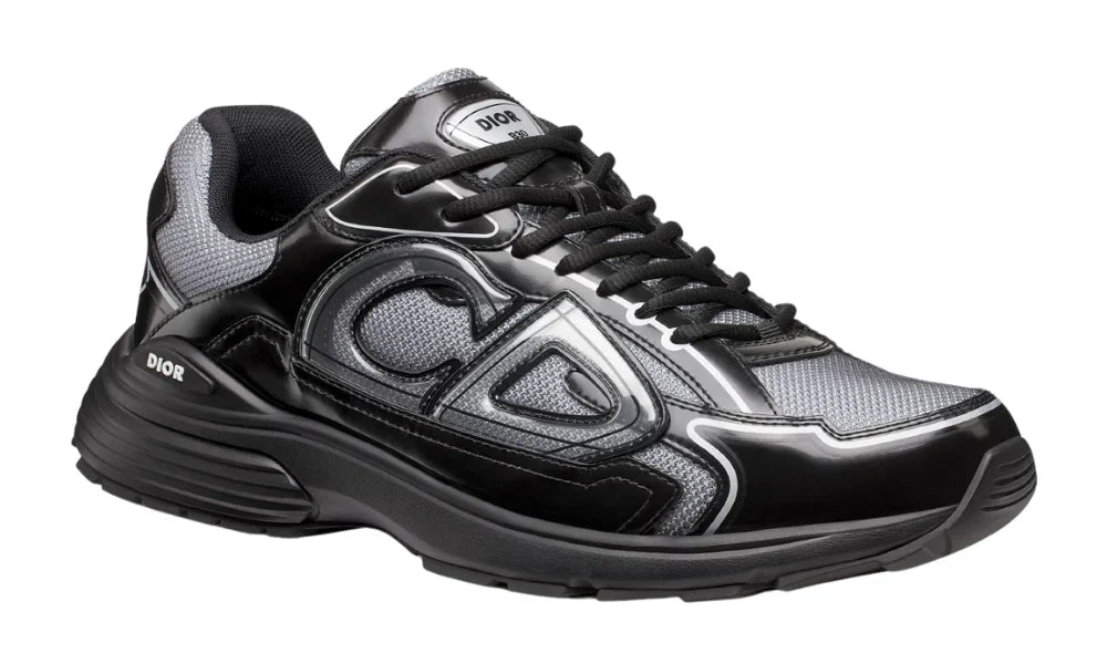 Dior B30 "Light Gray Technical Mesh Black" Performance Sneakers UAE