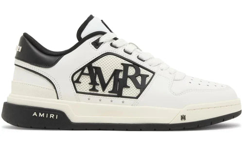 Amiri Classic Low "White Black" Contrast Logo Sneakers UAE