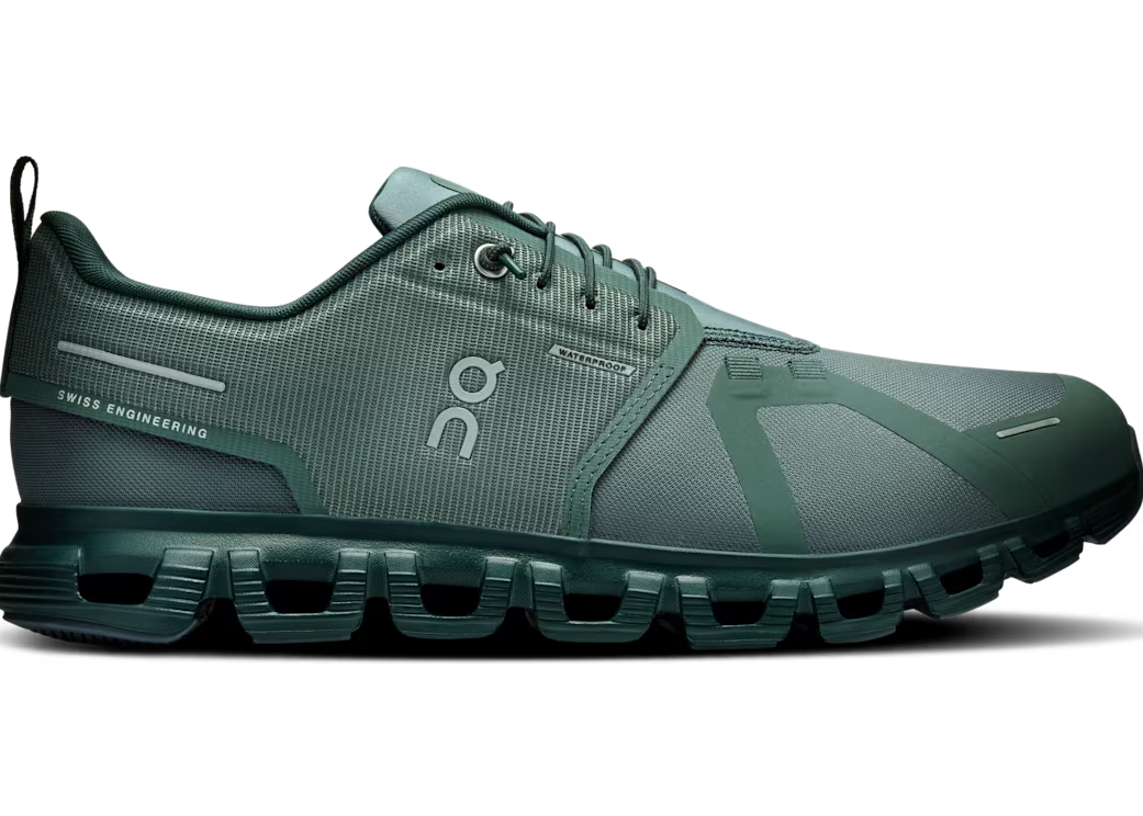 On Cloud 6 Waterproof "Olive / Evergreen" Waterproof Running Shoes UAE