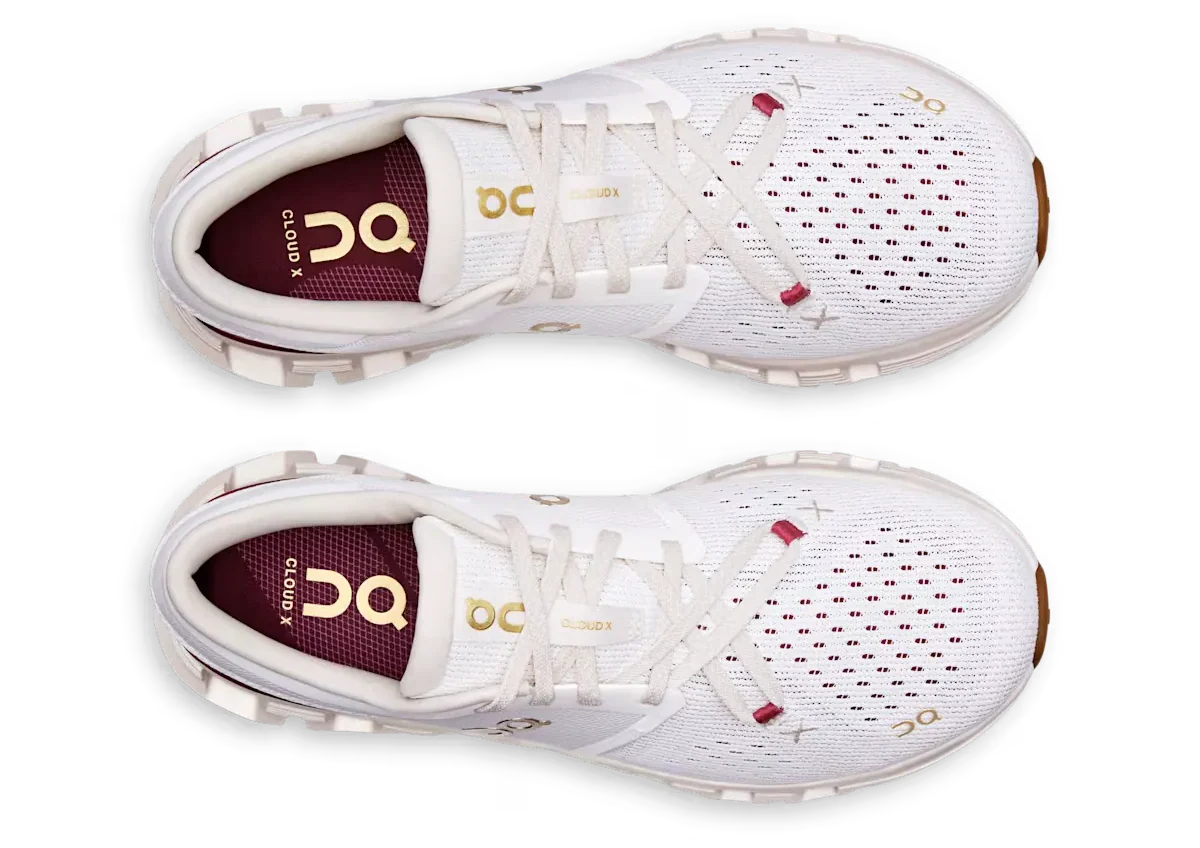 On Running Cloud X 4 "Ivory White" Training Sneakers UAE