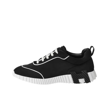 Hermes Bouncing "Black White" Casual Low-Top Sneakers UAE