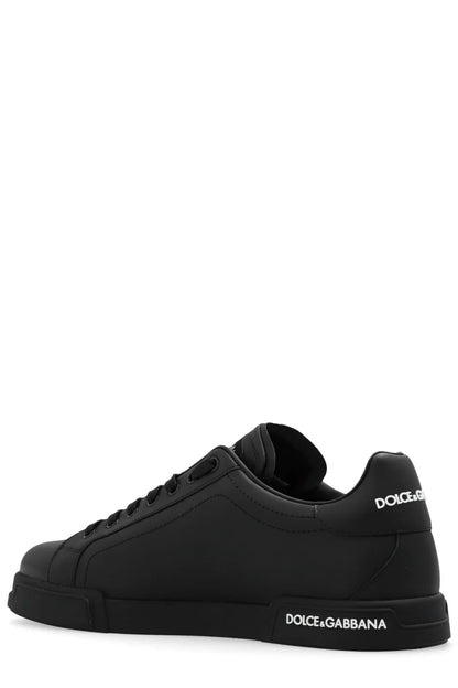 Dolce & Gabbana Logo Embossed Low-Top Sneakers Premium Sneakers UAE