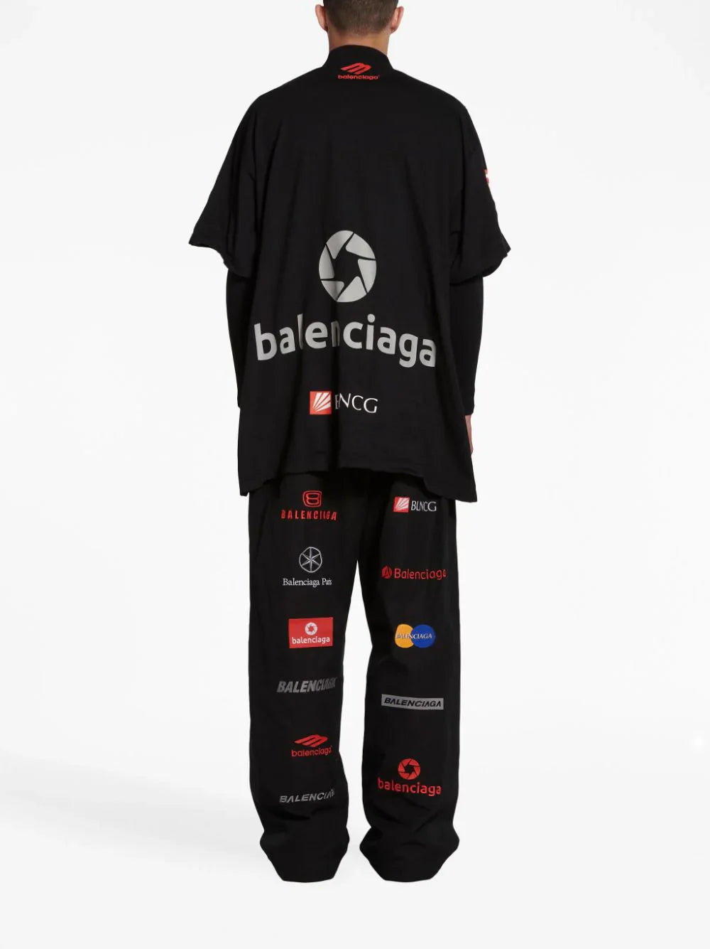 Balenciaga Top League Cotton T-Shirt Sporty Streetwear Tee UAE