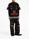Balenciaga Top League Cotton T-Shirt Sporty Streetwear Tee UAE