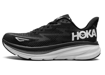 Hoka Clifton 9 "Black White" Running Shoes UAE