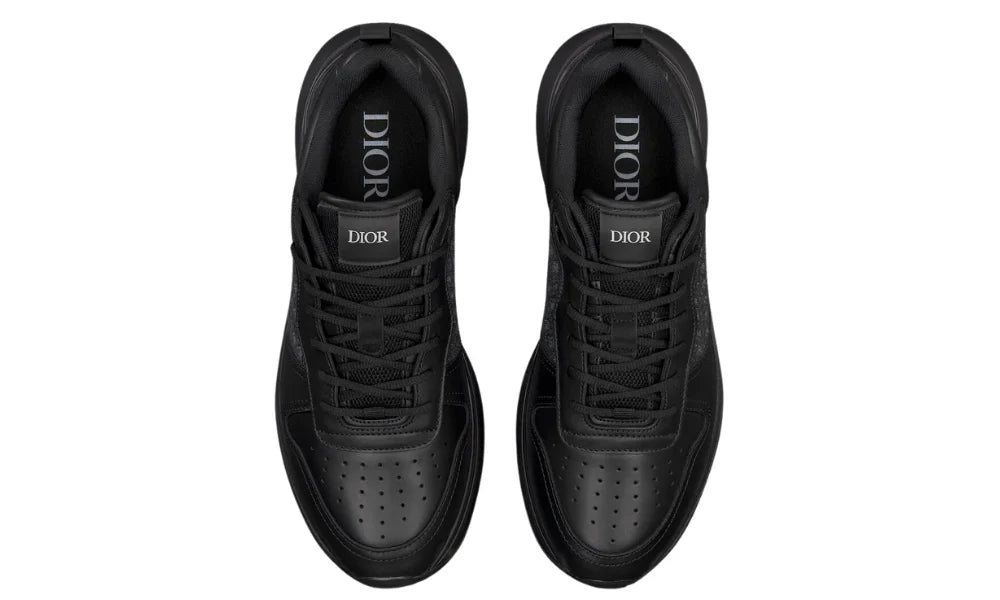 Dior B25 Runner "Dior Oblique Black" Luxury Running Sneakers UAE