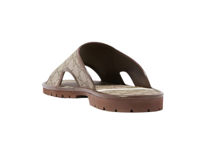 Gucci GG Supreme Tofflor "Beige" Monogram Slides UAE