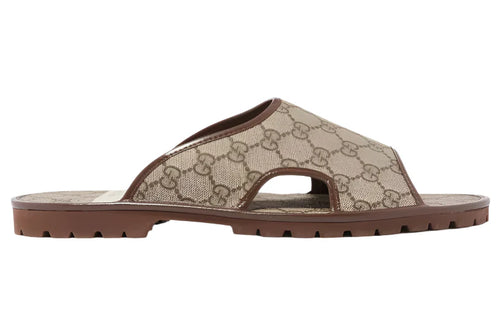 Gucci GG Supreme Tofflor "Beige" Monogram Slides UAE