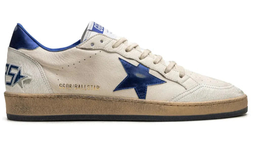 Golden Goose Ballstar "White Blue" Vintage Style Sneakers UAE