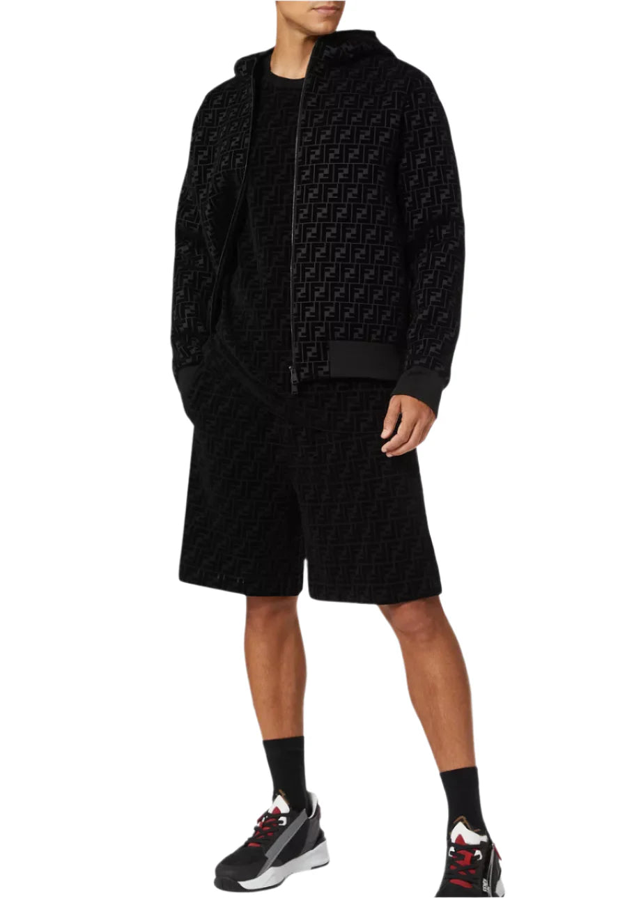 Fendi Black Jersey Sweatshirt Designer Sweatshirt UAE