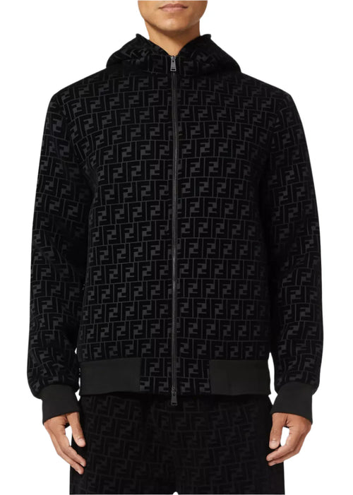 Fendi Black Jersey Sweatshirt Designer Sweatshirt UAE